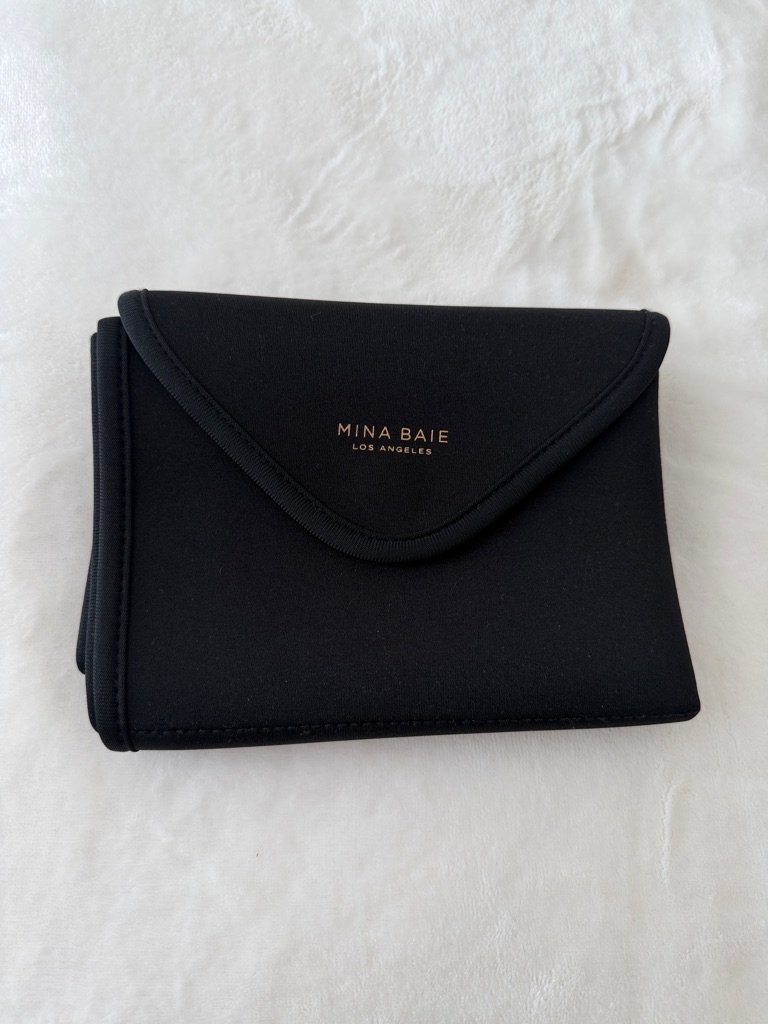 Black Travel Jewelry Roll